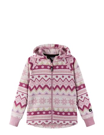 Fleece Hoodie, Northern Reima Pink