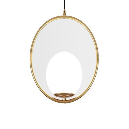 Sengelampe Kandelaber Glasskule Liten Spisestue Belysning