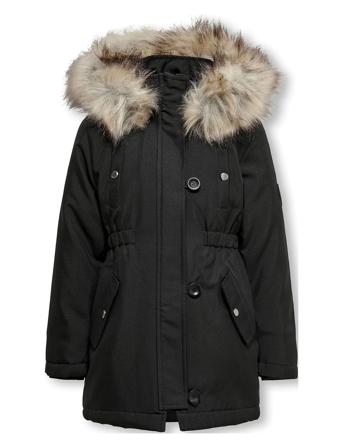 Kogiris Fur Parka Otw Noos Parka Jakke Black Kids Only