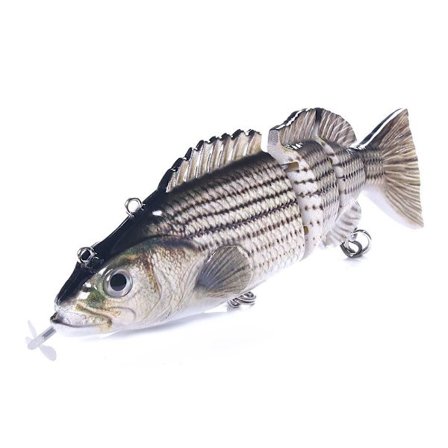 Minnow kalastusuistin USB ladattava viehe JM201-6 JM201-6