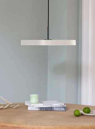 Asteria plus taklampe Ø43 - perlehvit