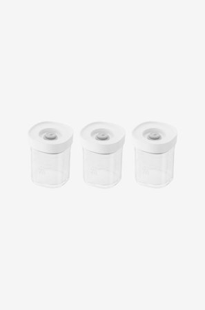 ZWILLING - Kryddset Fresh & Save Cube Xs 3 delar - Transparent - Oppbevaringsbokser - Fra Homeroom