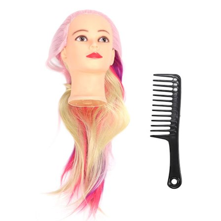 Hår Træningsdukke Hoved Frisør Kosmetologi Mannequin Praksis Mannequin 4 Farver