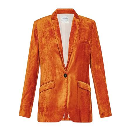 Forte Forte Fluid Viscose Velvet Jakke Orange, Dame