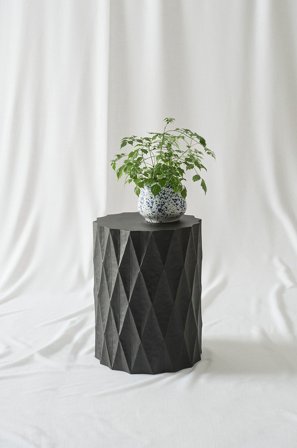 Jotex - Sidebord, Diameter 39 Cm Svart matt svart - TEMSE - Kjøp Sidebord & småbord hos Jotex