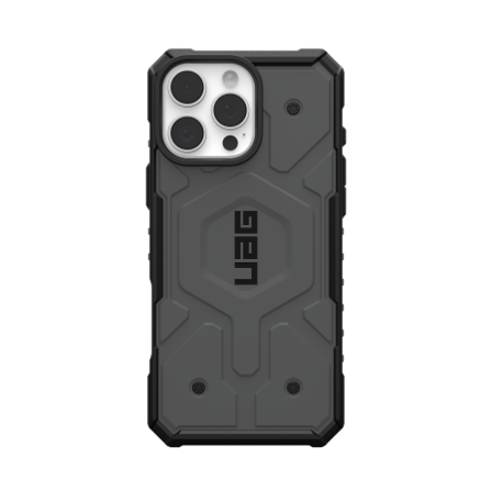 UAG Pathfinder Magsafe-etui for iPhone 16 Pro Max - sølv