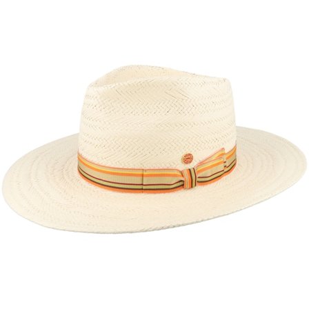 Mayser - Beige straw Chapeau - Nizza Paper Natur Straw Hat @ Hatstore