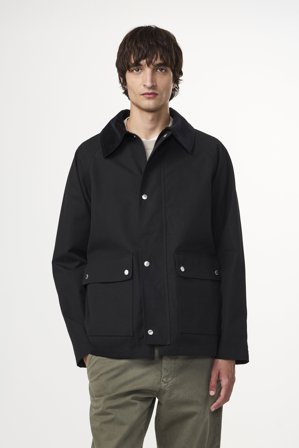 NN.07 Glenn 8443 Jacket Male Black Organic Cotton