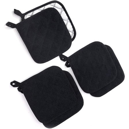 Grytlappsset, 6-pack värmebeständiga grytlappsunderlägg Pure Co