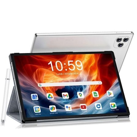 10.1" IPS 2,5D Tabletti Android 13 LOSEI Pad Octa-core 6+64Go (128Go Laajennettavissa) GPS 5+13MP Kaksois SIM 6000mAh Hopea