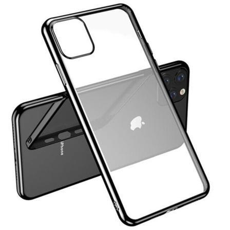 iPhone 11 Pro Max - Smidigt Skyddsskal i Silikon (LEMAN) Svart