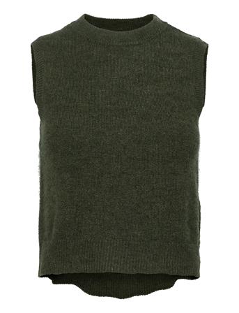 Enbobo West 5242 Vests Knitted Vests Vihreä Envii