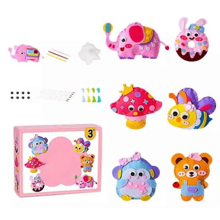 DIY Docka Sömnadsleksaker, Whateveri DIY Docka Sömnadsleksaker, Sömnadsset för Barn