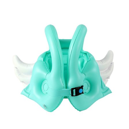 Svømmevest for barn med engelvinger, bærbar oppblåsbar svømmering for småbarn, svømmevest for barn