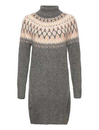 Fqmerla-Dress Kort Kjole Grå FREE/QUENT