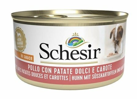 Schesir Pollo Con Patate Dolci E Carote Cibo Umido Cani Adulti