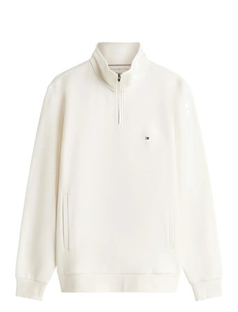 Tommy Hilfiger Essential Intechno 1/4 Zip - Cream - S