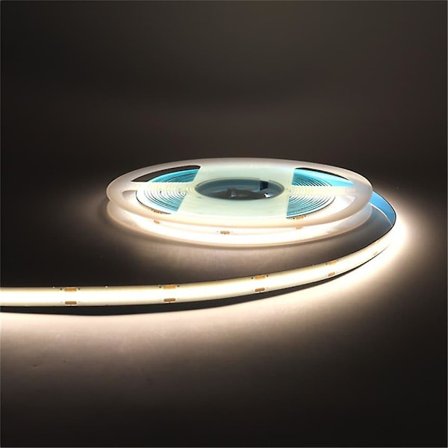 5m (16,4 fot) COB LED-stripe DC12V Fleksibel 8mm CRI90 Hjemmedekor