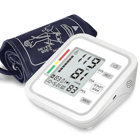 Automatic Upper Arm Electronic Sphygmomanometer English Speech Broadcast By Household Medical Blood Pressure Apparatus