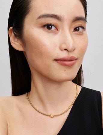 Pandora Textured Clover 14K Gold-Plated Mini Charm - Gold - ONE SIZE