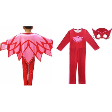 Pysjamasheltene Unisex Children - heldress + øyemaske