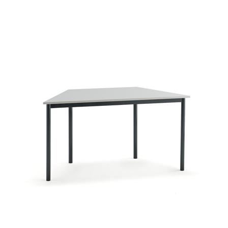 Tisch BORÅS TRAPETS, 1200x600x720 mm, Laminat grau, anthrazit