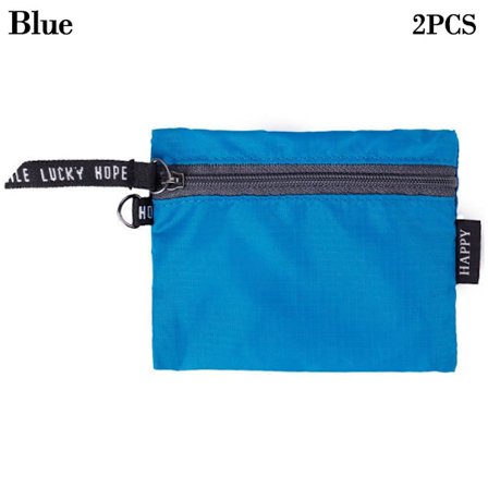 2stk Outdoor Organizer Rejse Kosmetiktaske BLÅ