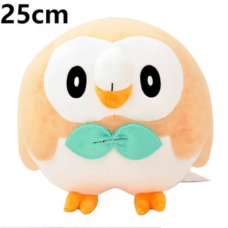 10" Pokmon Plysjleketøydukke, Rowle Plysjdyredukke, Pokmon-leketøy, Anime-samleobjekt for fans, Perfekt gave til barn