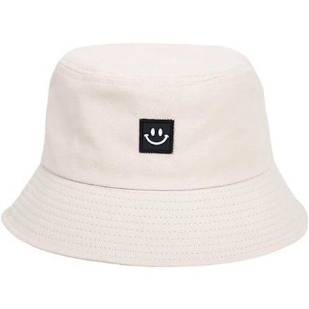 Barn Smile Face Solhatt, UPF 50+ Småbarn Pojkar Flickor Sommarhinkhatt Bred Brätte Unisex Strandhattar Mössor för 2-8 År