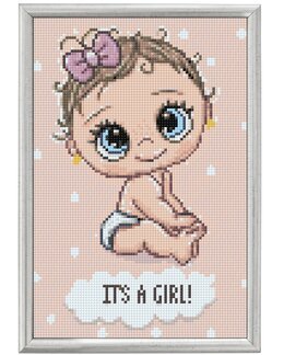 Diamond painting Mädchen - WizardiArt