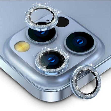 Alpine Blå Bagkamera Beskyttelse Kompatibel med iPhone 13 Pro