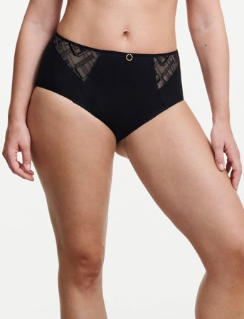 CHANTELLE Graphic Support High Waisted Support Full Brief - Black - 42