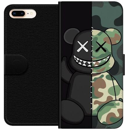 Apple Iphone 8 Plus Plånboksfodral Army