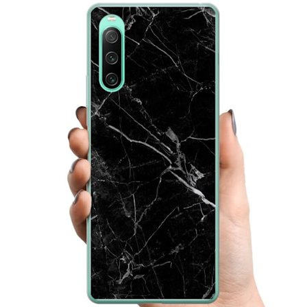 Kompatibelt Mobilskal till Sony Sony Xperia 10 IV black marble