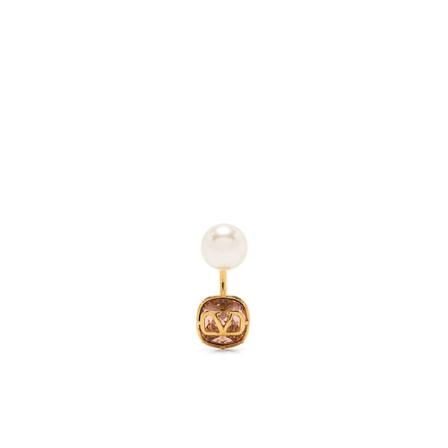 Valentino Garavani, Earrings Żółty, Kobieta, Rozmiar: ONE Size