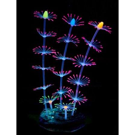 Strip Coral Plant Ornament Glowing Effect Artificial Silicone Dec