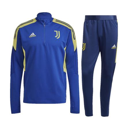 Adidas, Juventus Trainingspak EU Senior 2021-2022 Blauw, Heren, Maat:M