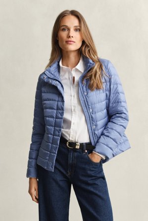 GANT Damen Leichte Daunenjacke (M) Blau
