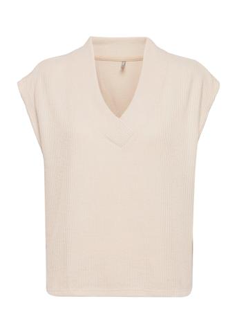 Onlvilda S/L Vest Jrs Cream ONLY