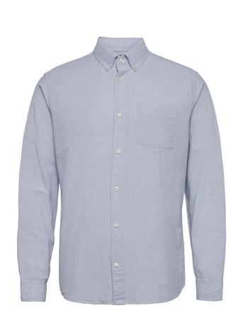 Classic Oxford Shirt In Standard Fit With In-Conversion Skjorta Casual Blå GAP