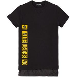 Kids - Dsquared2 Black Logo Short-Sleeved Sweatshirt - Tops - 8 years - Black