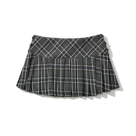 Sommar Mini kjolar för kvinnor vintage koreanskt mode rutiga kjolar för kvinnor y2k kjolar veckade röda rutiga kjolar preppy style