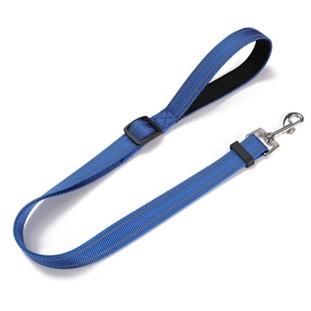 Lyhyt koiran talutushihna Liikennehihna SININEN