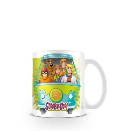 Scooby Doo Mystery Machine Mugg En Storlek Vit/Grön