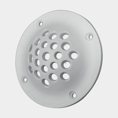 Siivilä läpivientiin TruDesign Scoop Strainer 1/4" G (BSP), komposiitti, pyöreä, sopii 1" (25 mm) & 1 1/4" (32 mm)