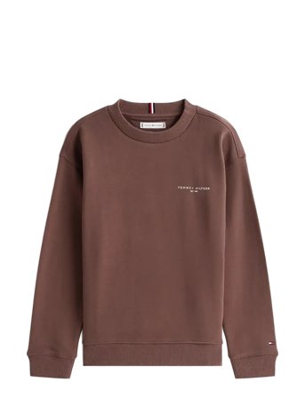 Tommy Hilfiger Mini Corp C-Neck Sweatshirt - Brown - 140