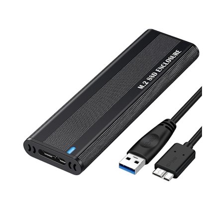 M2 SSD-hus Ngff 5gbps Sata-protokoll M.2 til USB 3.1 Gen1 SSD-adapter for Ngff Sata SSD-diskboks M.2