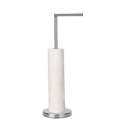 Stabil toiletrulleholder i stål