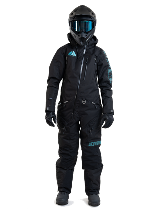 Monosuit Jethwear The One V2 (2025) 60g Dame Svart/Blå metallisk XS