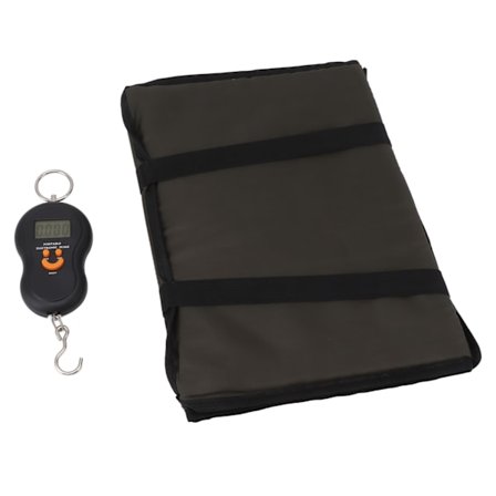 Multifunksjonell Fisk Sammenleggbar Avkrokingsmatte 3 Lag Svamp Sammenleggbar Beskyttelsespute med Vektskala